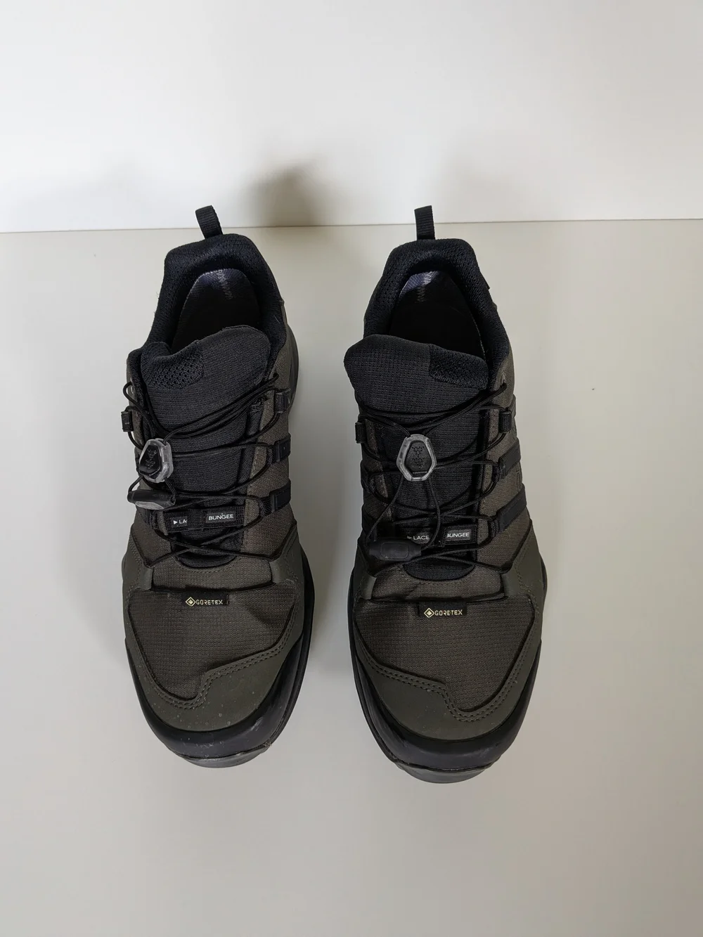 Adidas Terrex Swift R2 Gore-Tex Hiking Sneakers Green And Black Men's 10